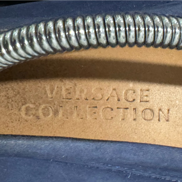 Versace Driving Shoes in Suede Blue - Men’s (US 9) - Picture 12 of 12